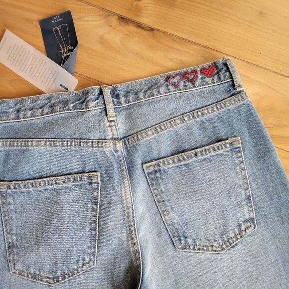 ONLY Jeans High Waist straight Cropped size 27 4 - Picture 11 of 12